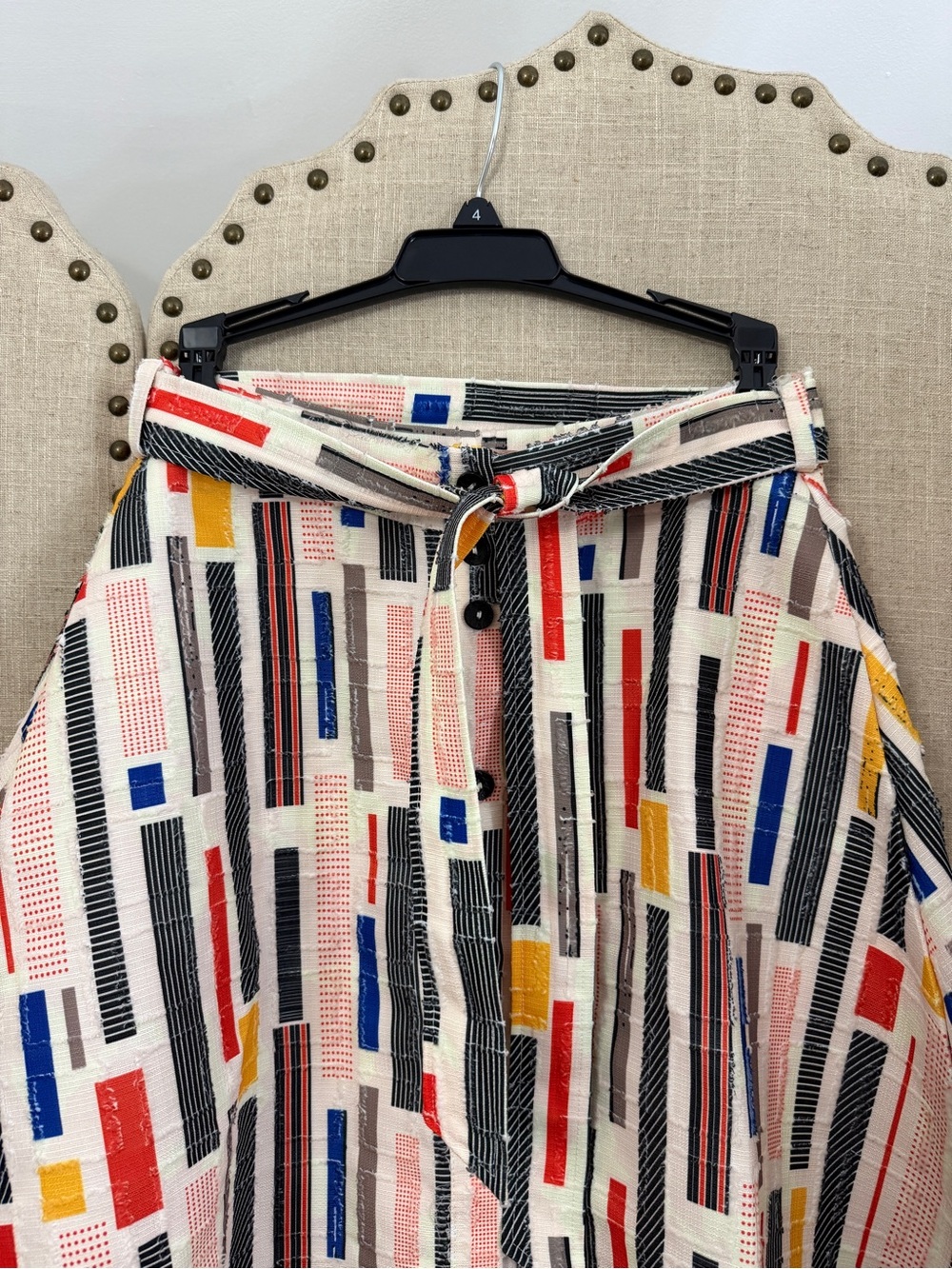 Hutch Multi-Color Geometric Circle Skirt - Picture 2 of 4